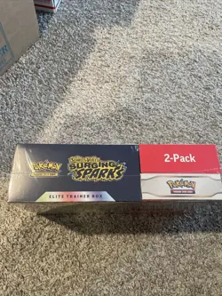 Pokemon Scarlet and Violet Surging Sparks Elite Trainer Box 2 Pack Costco - Image 2