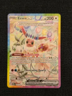 Pokemon TCG Eevee EX 167/131 Prismatic Evolutions SiR Special Illustration Rare - Image 1