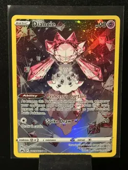 Pokemon 2023 Crown Zenith Diancie Full Art Ultra Rare Galarian Gallery GG13/GG70 - Image 1