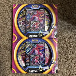 2x Pokemon TCG Hoopa V Box Sealed (Evolving Skies, Fusion Strike, Vivid Voltage) - Image 1