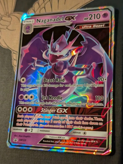 2018 Pokemon Naganadel GX SM125 Black Star Promo Holo Near Mint Ship Now - Image 2
