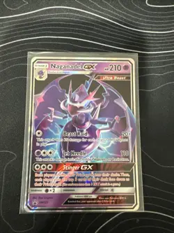 Pokemon Naganadel GX SM125 Sun & Moon Black Star Promo - Near Mint NM - Image 1