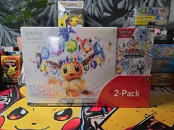 [In UK] Pokemon TCG Prismatic Evolutions ETB Booster Bundle 2 Pack New & Sealed - Image 1