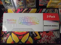 [In UK] Pokemon TCG Prismatic Evolutions ETB Booster Bundle 2 Pack New & Sealed - Image 2