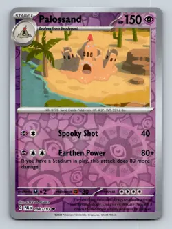 #96 Palossand 2023 Paldea Evolved ~ Reverse Holo - Image 1