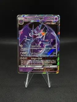 Naganadel GX SM125 Full Art Holo Black Star Promo Pokemon 2019 Sun & Moon - NM/M - Image 1