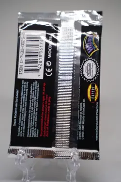 21.00g Pokemon Team Rocket Unlimited Booster Pack Factory Sealed WOTC 2000 - Image 3