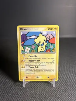 Pokemon TCG Minun 4/17 POP Series 3 Holo HP - Image 1