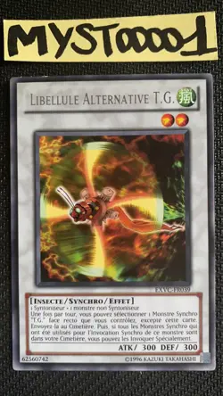 Carte Yu-gi-oh! Libellule Alternative T.G EXVC-FR039 Rare Francais Occasion - Image 1