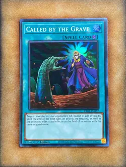 Yugioh Called by the Grave RA01-EN057 Super Rare 1st Ed NM - Image 1