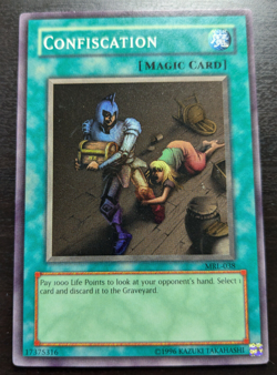 YuGiOh - Confiscation - MRL-038 - Unlimited - Super Rare - NM - Image 1