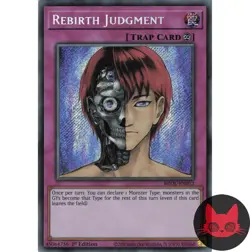 Yugioh Rebirth Judgment BROL-EN012 Secret Rare 1st Edition NM - Image 1