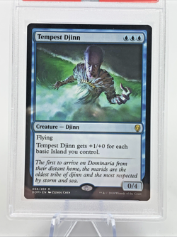 PSA 9 - TEMPEST DJINN - Dominaria - MTG Magic the Gathering Card Slab - Image 3