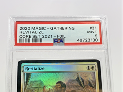 PSA 9 FOIL - REVITALIZE - Core Set 2021 - MTG Magic the Gathering Card Slab - Image 2