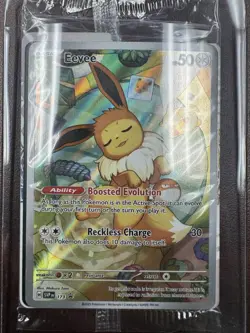 Pokemon TCG Eevee - 173 SVP Prismatic Evolutions ETB Promo Card Pack SEALED - Image 1