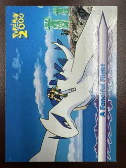 “Pokemon the Movie 2000” Topps Card - A Fanciful Flight Non Holo Blue Logo LP+ - Image 1