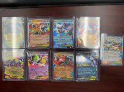Pokemon Card Lot - 9 Mega Evolutions EX Double Rares - Near Mint - Image 1