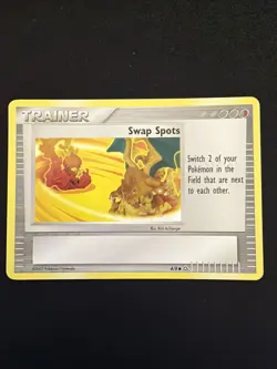Swap Spots 2007 5/8 Pokemon Trading Figure Game Trainer Card Charizard TCG - Image 1