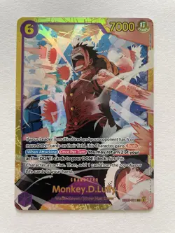 One Piece Card Game Monkey.D.Luffy (Reprint) EB02-061 SEC English - Image 1