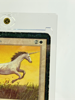 VINTAGE ALPHA - Pearled Unicorn MTG Magic the Gathering Card in Magnetic Holder - Image 5