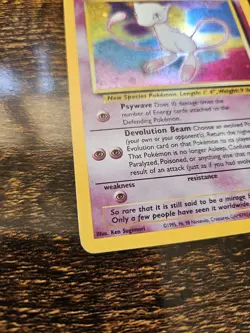 Pokemon TCG Black Star Promo Holo Card Mew #9 LP-MP - Image 2