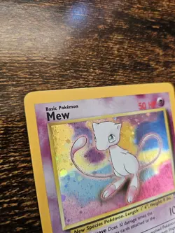 Pokemon TCG Black Star Promo Holo Card Mew #9 LP-MP - Image 5