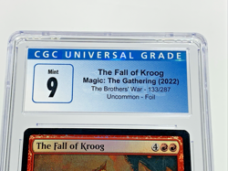 CGC 9 - THE FALL OF KROOG The Brothers' War FOIL Graded MTG Magic the Gathering - Image 2