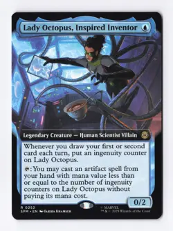Lady Octopus, Inspired Inventor (Extended Art) (R) MTG Marvel's Spider-Man (SPM) - Image 1