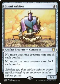 1x Silent Arbiter NM-Mint, English Commander 2020 MTG Magic: the Gathering - Image 1