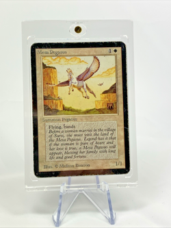 VINTAGE ALPHA - Mesa Pegasus - MTG Magic the Gathering 1993 Card in Holder - Image 1