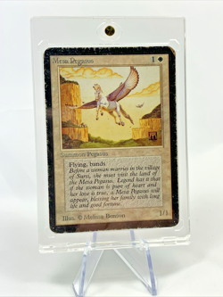 VINTAGE ALPHA - Mesa Pegasus - MTG Magic the Gathering 1993 Card in Holder - Image 1