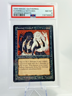 CUOMBAJJ WITCHES - Arabian Nights Graded PSA 8 MTG Magic the Gathering Card 1993 - Image 1