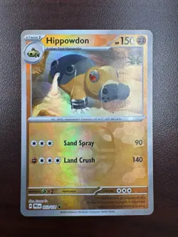 Pokemon Prismatic Evolutions Hippowdon Master Ball 053/131 NM - Image 1