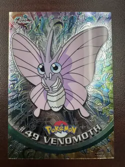 #49 Topps Chrome 2000 Venomoth Pokemon TV Animation Series 1 - Image 1