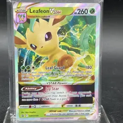 Leafeon V Star Holo #SWSH195 Pokemon Black Star Promo 2022 TCG - Image 1