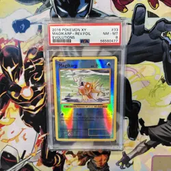 Pokemon 2016 Magikarp Rev Foil Evolutions #33 PSA 8 Reverse Holo Mint - Image 1