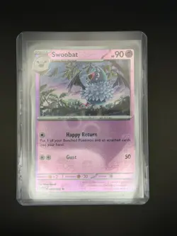 Swoobat (Master Ball Pattern) 037/086 Sv: White Flare Holo Pokemon TCG English - Image 3