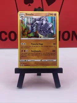 Steelix 139/264 Fusion Strike Holo Rare Pokemon TCG 2021 VLP - Image 2