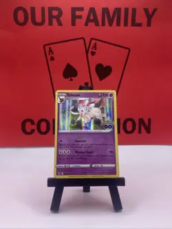 Sylveon 035/078 Pokemon GO Pokemon TCG Holo Rare 2022 LP - Image 1