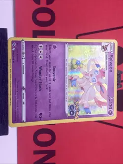 Sylveon 035/078 Pokemon GO Pokemon TCG Holo Rare 2022 LP - Image 4
