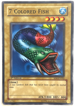 YuGiOh! - 7 Colored Fish - SD4-EN002 - 1st Edition - Common - Image 1