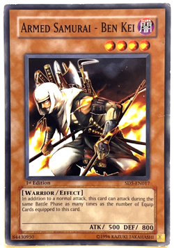 YuGiOh! - Armed Samurai - Ben Kei - SD5-EN017 - 1st Edition - Common - Image 1