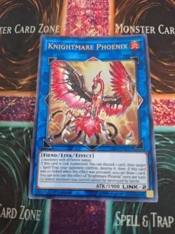 Yugioh Knightmare Phoenix MP19-EN027 Ultra Rare 1st Edition Near Mint - Image 1