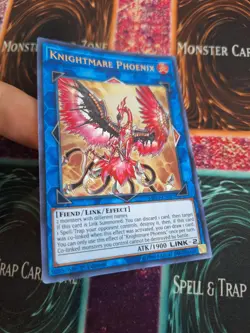 Yugioh Knightmare Phoenix MP19-EN027 Ultra Rare 1st Edition Near Mint - Image 2