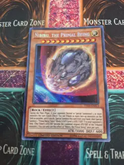 Yugioh Nibiru, the Primal Being TN19-EN013 Prismatic Secret Limited Near Mint - Image 1