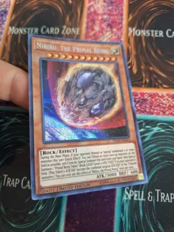 Yugioh Nibiru, the Primal Being TN19-EN013 Prismatic Secret Limited Near Mint - Image 2
