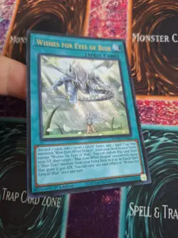 Yugioh Wishes for Eyes of Blue SDWD-EN042 Ultra Rare 1st Edition Near Mint - Image 2