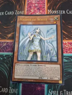 Yugioh Maiden of White SDWD-EN041 Ultra Rare 1st Edition Near Mint - Image 1
