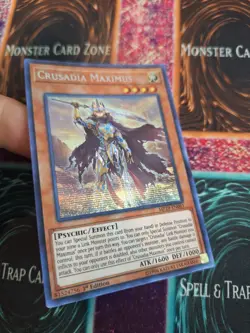 Yugioh Crusadia Maximus MP19-EN081 Prismatic Secret Rare 1st Edition Near Mint - Image 2