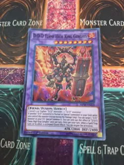 Yugioh D/D/D Flame High King Genghis MP19-EN229 Super Rare 1st Edition Near Mint - Image 1